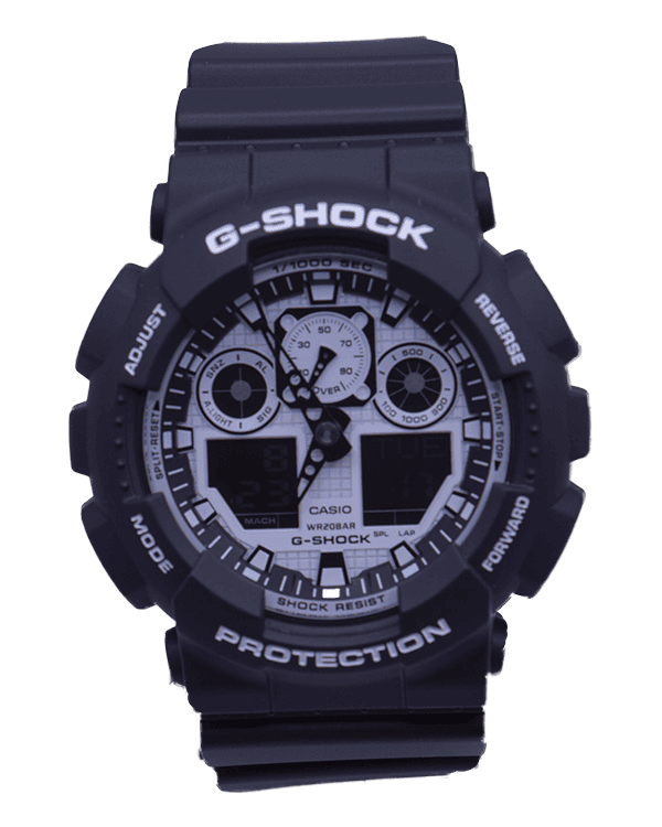 Men's Casio G-SHOCK Model: GA100BW-1A